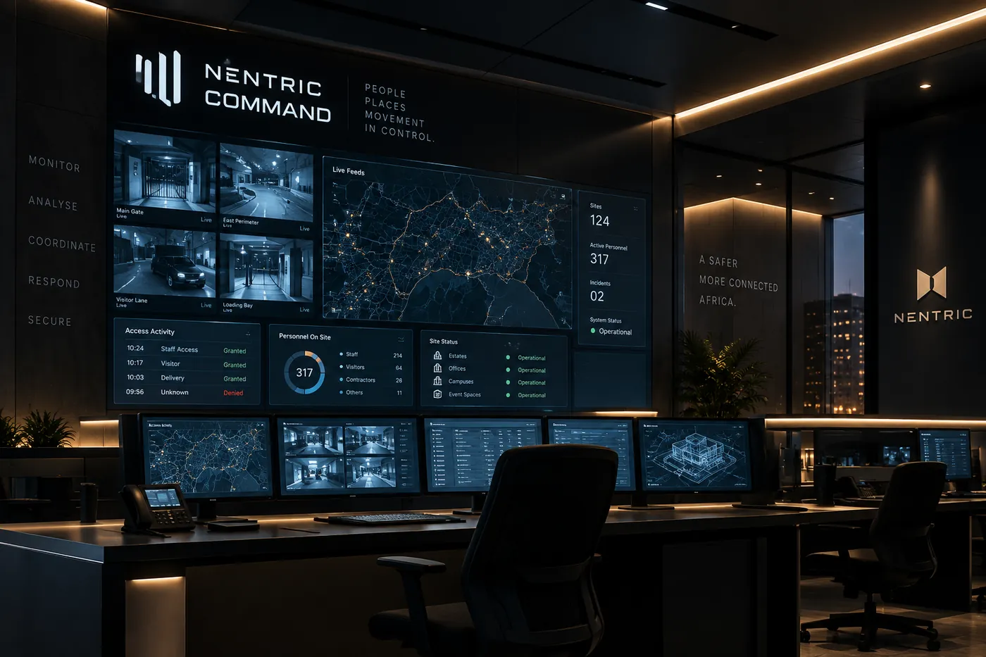 Nentric command system in practice